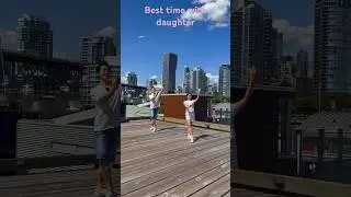 Dad ance with daughter