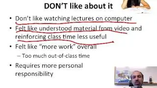 Duke University Bio202L Flipped class description