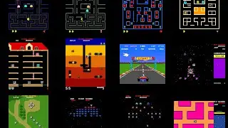 パックマンをフィーチャーしたレトロ アーケード longplay