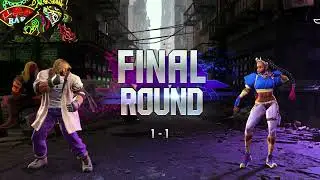 My first time playing a Street fighter game.