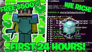 FIRST 24 HOURS OF RESET!!! WE GOT $500 COUPON??! (OG COSMIC IS BACK) | FantasyCloud #1