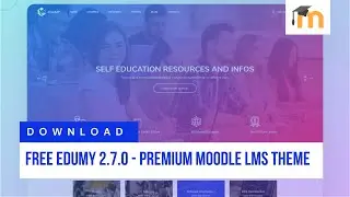 Download: Free Edumy 2.7.0 - Premium Moodle LMS Theme