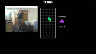 Tetris with Google Mediapipe