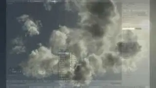 Blender, Cycles - Volumetric Clouds with Smoke Sim.