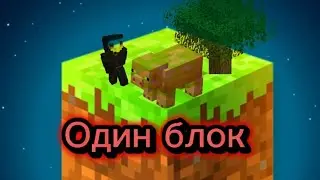 Майнкрафт 1 блок 2 Серия (доделал дом)
