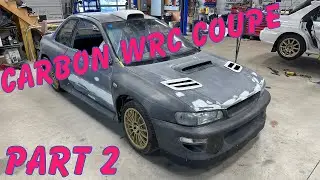 Subaru Wrc Coupe Tribute - Wide Body Install - Aerosim - Part 2