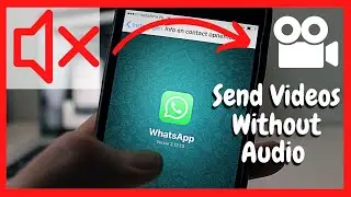 How to remove or mute audio in Video to be sent on WhatsApp. Send Video without Audio in WhatsApp