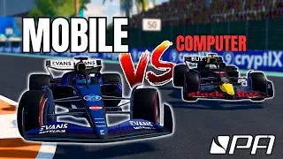 Racing Against The BEST MOBILE PLAYER in Formula Apex!