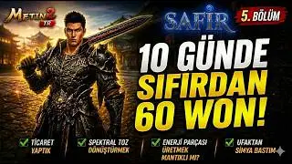 10 GÜNDE SIFIRDAN 60WON - SPEKTRAL TOZ İLE ZENGİN OLABİLİRSİN METİN2 TR SAFİR #5