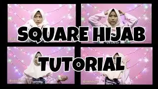 SQUARE HIJAB TUTORIAL simple || Inditsholic