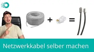 Netzwerkkabel selber machen 2024: Auflegen, Crimpen und Testen. T568A