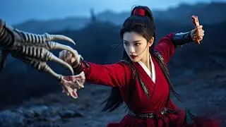 Chinese Kung Fu Action Movie：Kung Fu Couple Pk Spare Ribs Monster! Who Will Win?#kungfufight