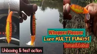 Whopper Plopper umpan multifungsi || umpan jitu casting gabus ,toman dan hampala.|| jump frog