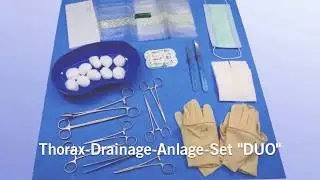 Anlage Thorax-Drainage-Set 