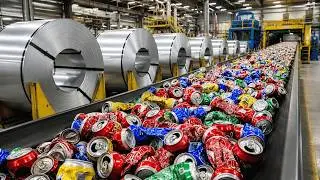 How Recycle Old Soda Cans Into Aluminum Coils inside Factory