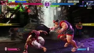 ex sumo headbutt vs Hadouken