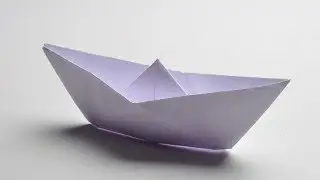 How To Fold A Paper Boat. (Full HD)