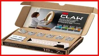 3M CLAW Drywall Picture Hanger with Temporary Spot Marker, Holds 15 lbs, 6 Hangers, 6 Markers/Pack