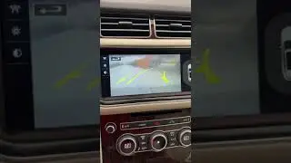Работа нештатного омывателя камеры заднего вида на Range Rover l405