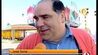 A palos con un cobrador de la SGAE . FERIA DEL RAM , PALMA.