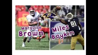 Marquise Brown & Miles Boykin - New WEAPONS for the Ravens//HIGHLIGHTS