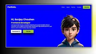 Portfolio Website Using HTML And CSS Only Step-Step Tutorial