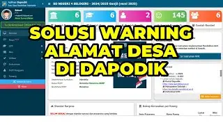 SOLUSI WARNING ALAMAT DESA ATAU KELURAHAN PESERTA DIDIK PADA APLIKASI DAPODIK 2025