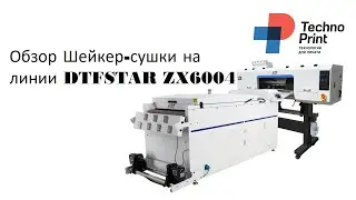 Обзор Шейкер-сушки на линии DTFSTAR ZX6004