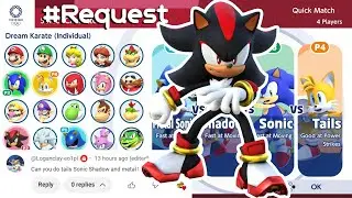 MARIO AND SONIC AT TOKYO 2020 | Gameplay (4 Players) | Metal Sonic VS Shadow VS Sonic VS Tails