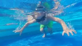 Pool Fun and Shopping, Nerf Gun Super Soaker test