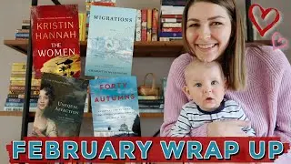 FEBRUARY READING WRAP UP ft. baby Finn // from DNFs to 5 star reads