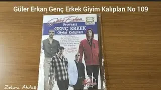 Güler Erkan Genç Erkek Giyim Kalıpları No 109 İçerik Tanıtımı