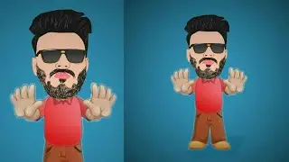 cartoon vector editing tutorial | mini cartoon vector in picsart | chetan bhoir