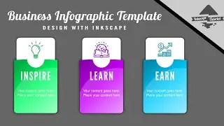 Inkscape Tutorial For Beginners: Create A Business Infographic Templates Episode 4
