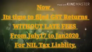 Voluntarily Wavier of Late fees (Happy Birthday GST) 3 years