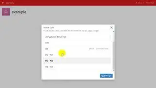 How to Change End User Theme In Oracle Application Express(APEX)