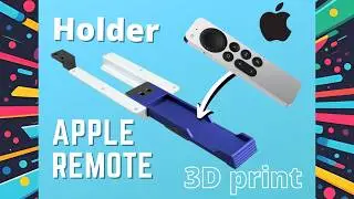 Apple TV Remote Holder 2021-DIY| 3D Printed
