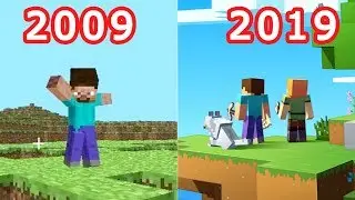 Evolution of Minecraft (2009-2019)