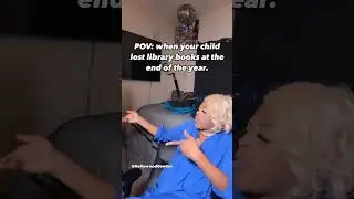📚POV: when your child lost library books at the end of the year. 😂#funny #missrenee #reels