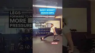 💪 How to do Bodyweight Tricep Dips for strong triceps! 