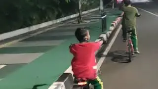 GOKIL BOCIL ANAK KELAS 2 SD# GOWES SEPEDA JAUH BANGET.