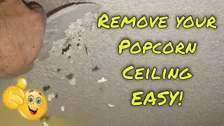 How to Remove a Popcorn / Stipple Ceiling