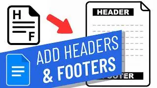 How to Add a header or footer in google docs