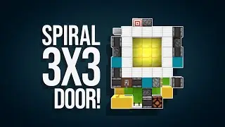 Minecraft: Spiral 3x3 Piston Door