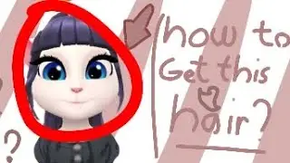 HOW TO GET CARTIC ART / NINJA HAIR, | Tips for Angela 2 Beginners | Angela Minigame
