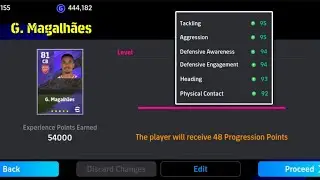 How to Train GABRIEL MAGALHÃES in PERFECT WAY eFootball 2024 Mobile | Training Guide & Tutorial