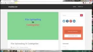 file uploading using codeigniter