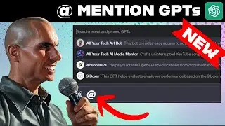 GPT Mentions: Use Multiple Custom GPT's in a Single Chat