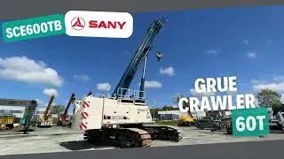 Démonstration SANY Crawler  SCE600TB - SNM Heavy Handling