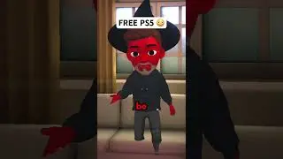 He got a FREE PS5 😮😮😮 #shorts